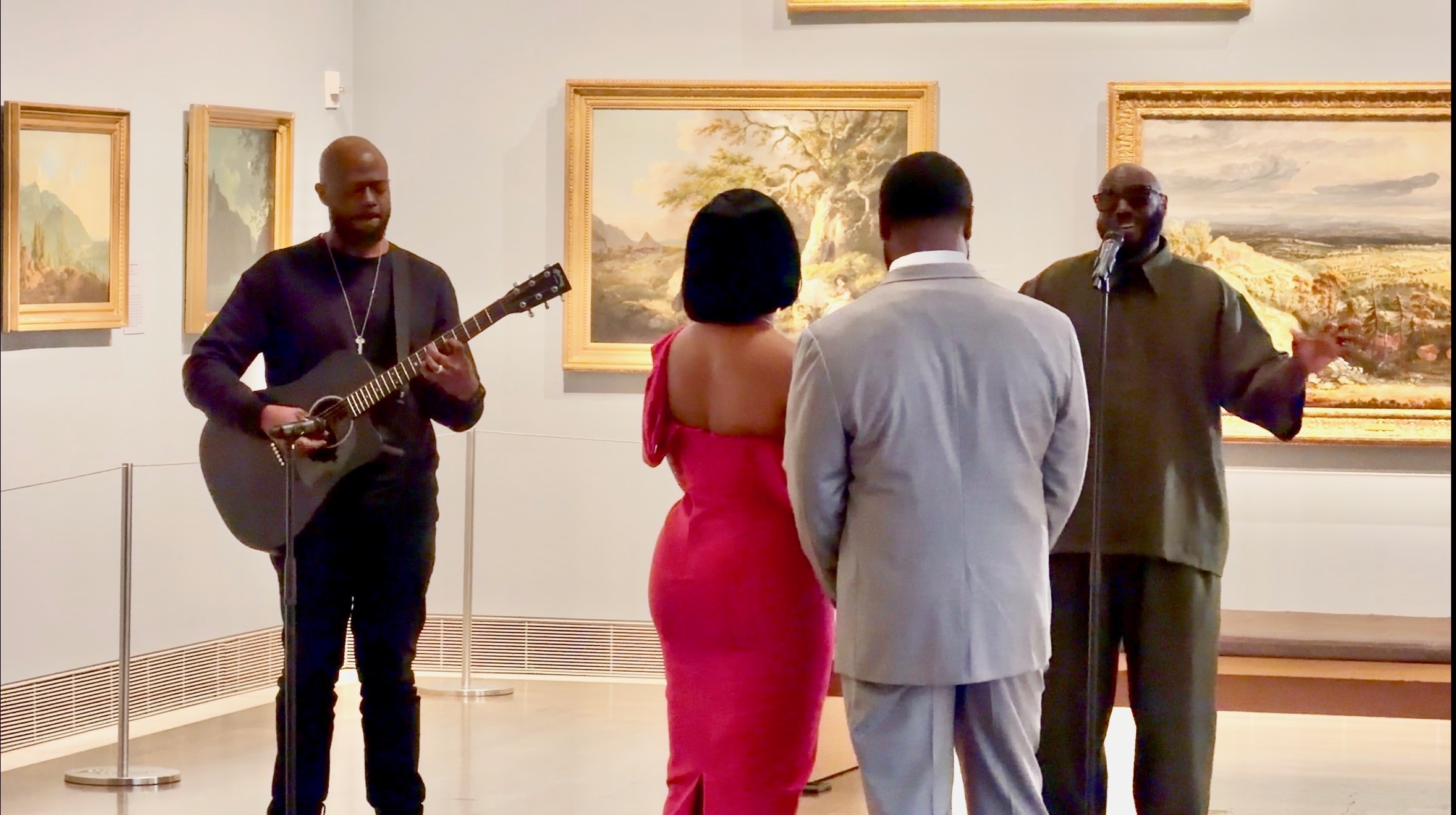 Family, friends, music, and a room that had been quietly waiting for the moment to catch up.